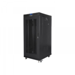 Lanberg | Rack cabinet 19" free-standing 27U/600x600 (flat pack) with mesh door, LCD | FF01-6627-23BL | Black