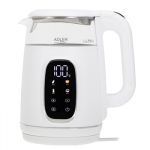 Adler Kettle with LED Display | AD 1305 | Electric | 2200 W | 1.7 L | Plastic | 360&deg; rotational base | White/Silver