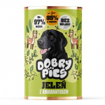 DOBRY PIES Venison with amaranth - drėgnas ėdalas &scaron;unims - 400g