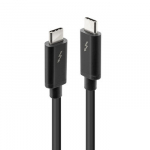 Thunderbolt Laidas - LINDY Thunderbolt 3 Laidas, 20Gbps, 100W PD, 1 m, Juodas