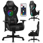 Huzaro Combat 7.6 RGB Black žaidimų kėdė su ventiliatoriumi