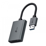 Atminties Kortelių Skaitytuvas - TP-Link UA430 USB 3.2 Gen 1 Type-C SD/MicroSD Pilkas