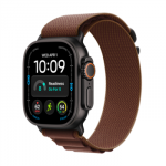 Apple Watch Ultra 4 GPS + Cellular 49mm Black Titanium Case with Burgundy Alpine Loop - L