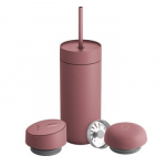 Fellow Carter Move Mug 3-in-1 Termopuodelis su 3 dangteliais 473 ml Pudros rožinė
