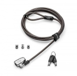 KENSINGTON ClickSafe 2.0 3-in-1 Keyed Laptop Lock T-Bar Nano and Wedge Anchors