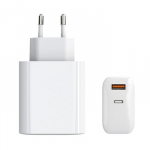 Kroviklis GaN USB Type-C, USB Type-A: 65W, PPS