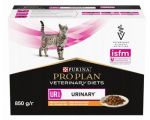 PURINA Pro Plan Veterinary Diets UR St/Ox Urinary Chicken - &scaron;lapias kačių maistas - 10x85 g
