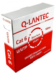 Q-LANTEC U/UTP cat.6A tinklo kabelis, vytos poros, LSOH