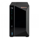 Asustor DRIVESTOR 2 Pro Gen2 AS3302T v2 NAS Realtek RTD1619B 2 GB DDR4 ADM Juoda