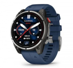 Garmin quatix 8 Pro i&scaron;manusis laikrodis, 47 mm, AMOLED jūrinis GPS, mėlynas