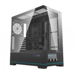 Kompaktinis korpusas - darkFlash DY451 ATX Mid Tower, USB 3.0, USB-C, Juodas