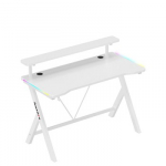 Huzaro Hero 1.9 RGB žaidimų stalas, baltas