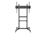 TECHLY Floor Stand with Shelf for 55-100in LCD/LED/Plasma TVs