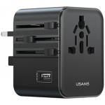 Travel adapter 17W US/AU/EU/UK black