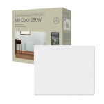 Mill Color Panel Heater | COLOR250 | Panel Heater | 250 W | Suitable for rooms up to 2-5 m&sup2; | Matte White | IPX4