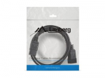 LANBERG CA-C19E-10CC-0018-BK extension power cable C19-> C20 server 1.8m