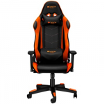 Canyon Deimos juoda/oranžinė žaidimų kėdė | Maksimali apkrova iki 150 kg