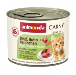 ANIMONDA Carny Kitten Beef, chicken and rabbit - &scaron;lapias kačių maistas - 200g