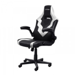 Trust GXT 703W Riye White Comfortable adjustable gaming chair with flip-up armrests