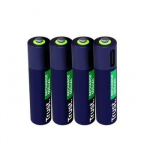 BATTERY RECH. LI-ION AAA/500MAH USB-C 4PACK 25671 TRUST
