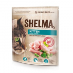 SHELMA Kitten Rich in turkey - sausas kačių maistas - 750g