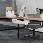 Kabelio/prailginimo laido laikiklis Maclean, maks. apkrova 5 kg, baltas, MC-106 W