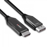 Adapteris - LINDY Aktyvus DisplayPort į HDMI 4K120Hz 2 m Adapteris 7680x4320@60Hz