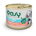 OASY One Protein Puppy and Junior Small/Mini Salmon - drėgnas ėdalas &scaron;unims - 200g