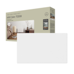 Mill Color Panel Heater | COLOR700DN | Panel Heater | 700 W | Suitable for rooms up to 9-12 m&sup2; | Matt White | IPX4
