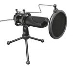 Trust GXT 232 Mantis USB mikrofonas su trikoju srautinei medijai, tinklalaidei, vlogams | 1.5m laidas