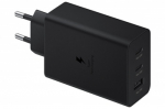 SAMSUNG Power Adapter Trio 65W USB-C 25W USB-C 15W USB-A Black