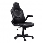 Trust GXT 703 Riye Black Comfortable adjustable gaming chair with flip-up armrests