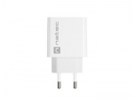 NATEC USB Charger Ribera USB-A 18W white