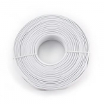 GEMBIRD TC1000S-100M flat telephone cable stranded wire 100m white