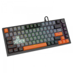 Savio ASTRAL BLACK JADE 3 COLOURS klaviatūra Žaidimams USB QWERTY JAV tarptautinė versija Juoda