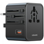 Travel adapter 25W US/AU/EU/UK black