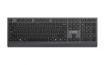 Gembird KB-MCH-06 Plona laidinė multimedijos klaviatūra su C tipo adapteriu, JAV i&scaron;dėstymas, juoda