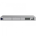 Ubiquiti rack-mount Cloud Gateway with 10 Gbps performance, multi-WAN load balancing, and two NVR drive bays designed for large-scale, multi-application UniFi sites