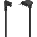 Hama Power Cord, 2-pin 90&deg;, 3 m, juodas - Maitinimo laidas