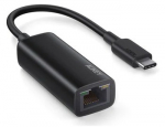 AUKEY Ethernet Adapter CB-A30 Aluminium Gigabit 10/100/1000 Mbps RJ45 | 1 Gb/s | USB 3.0 Typ C | diody LED