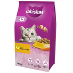 Whiskas 325628 sausas kačių maistas Suaugusiųjų vi&scaron;tiena 14 kg
