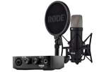 R&Oslash;DE NT1 Signature Black + AI-1 Studio Kit MK2 - pilnas studijos komplektas