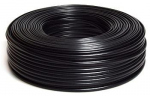 GEMBIRD TC1000S-100M-B flat telephone cable stranded wire 100m black
