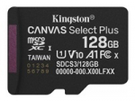 KINGSTON 128GB micSDXC Canvas Select Plus Gen3 150R A1 Single Pack w/o ADP