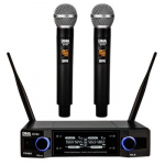 DNA Professional DVS2 - belaidis mikrofonas, 2 rankiniai siųstuvai + bazinė stotelė (560&ndash;590 MHz)