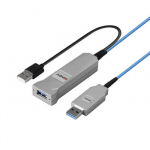 USB kabelis - LINDY &Scaron;viesolaidinis USB 3.0 Laidas, 5Gbps, 30 m, Mėlynas