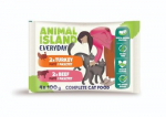 ANIMAL ISLAND Pate Beef / Turkey - &scaron;lapias kačių maistas - 4x100g