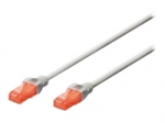 Digitus CAT 6 U/UTP | Patch cord | Length 3 m | Grey