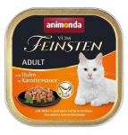 ANIMONDA Vom Feinsten Adult Chicken in carrot sauce - &scaron;lapias kačių maistas - 100g