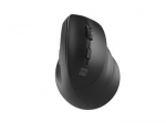 Natec | Vertical Mouse | Crake 2 | Vertical Mouse | Wireless | Bluetooth, 2.4GHz | Black